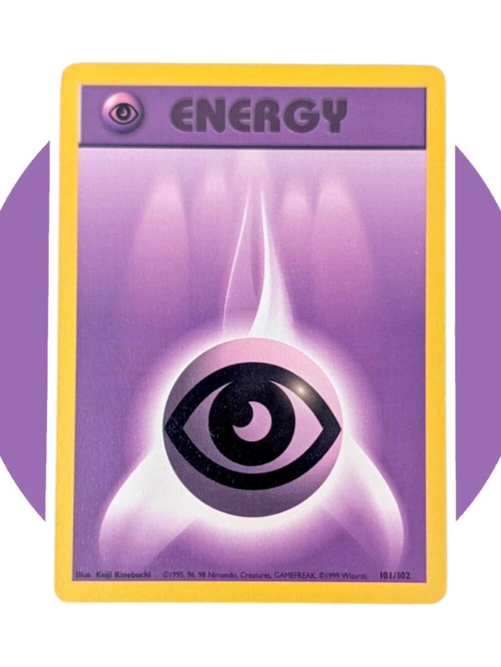 Base Set Pokemon Card (A41): Psychic Energy 101/102, Keiji Kinebuchi